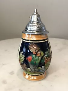 Vintage DBGM Western Germany - German Beer Stein Mug - Drink Clear Speak True - Picture 1 of 11