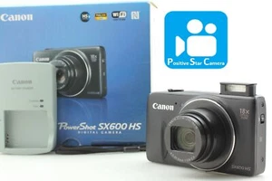 🎦VIDEO👀✨N MINT✨ Canon Power Shot SX600 HS Black Digital Camera From JAPAN - Picture 1 of 12