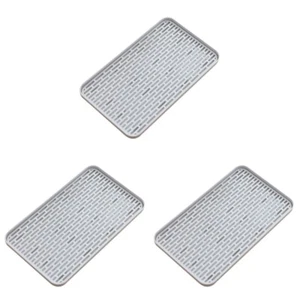 3 pcs Draining Board Double Layers Rectangular Rack Kitchen Drip Tray (Size - Picture 1 of 12