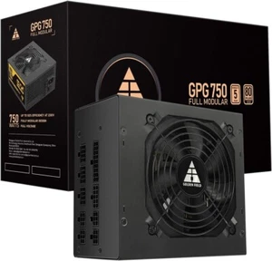 GOLDEN FIELD GPG 80+ Gold 750W PC Power Supply Unit, Fully Modular - Afbeelding 1 van 1