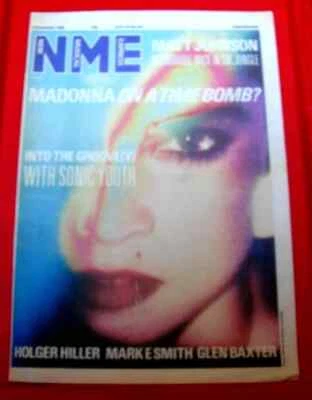 Madonna Vintage ORIGINAL 1986 NME Mag FRONT COVER/PHOTO/PICTURE Poster-Size - Imagen 1 de 3