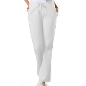 Cherokee Workwear Originals Flare Leg Drawstring Scrub Pant | 4101 REGULAR - Picture 1 of 46