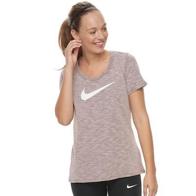 Nike Women's Dry Scoop Neck Trainning T-Shirt 894663-647 Storm Pink • 19.95€