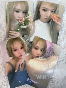 AESPA WINTER X ESPOIR PHOTOCARD FLASH GLOW OFFICIAL - Picture 1 of 2