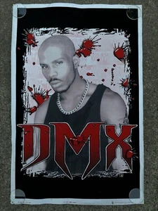 Vintage DMX Blacklight Poster - Flocked Ruff Ryders - 1999 Hip Hop Rap Y2K Retro - Picture 1 of 10