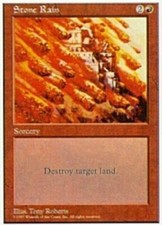 4 Stone Rain - LP - 5th Edition - mtg - x4 4x