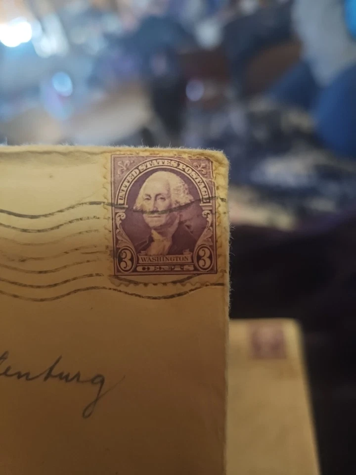 Vintage / Rare George Washington 3 cent purple/violet stamp = = = - Image 1 of 4