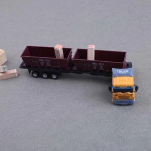 1:48 European Transport Container Alloy Truck Model Car Toy Simulation Car - Picture 1 of 7