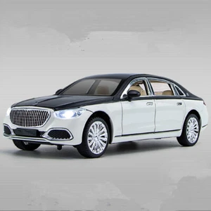 White1/24 Alloy Metal Car Model Sound & Light Gift Toy Collection Kid Birth Gift - Picture 1 of 9