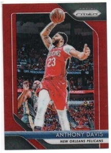 2018-19 Panini Prizm Prizms Ruby Wave #177 Anthony Davis - Imagen 1 de 1