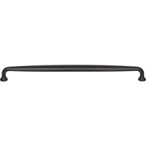Top Knobs Dakota Collection Charlotte Appliance Pull Flat Black 12" M2810 - Image 1 of 1