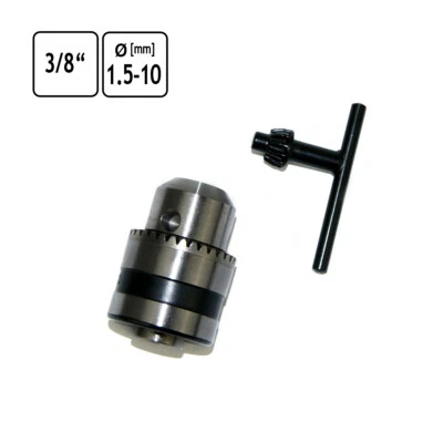 Zahnkranzbohrfutter 3/8 Zoll Aufnahme 1,5 - 10 mm - Bild 1 von 4