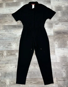 MaxMara Vieste Black Jumpsuit Romper One Piece Women's Size 6 - Picture 1 of 16