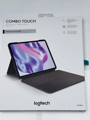Logitech Combo Touch Keyboard Case iPad Pro 13" M4 2024 Graphite 100% Original - Image 1 of 4
