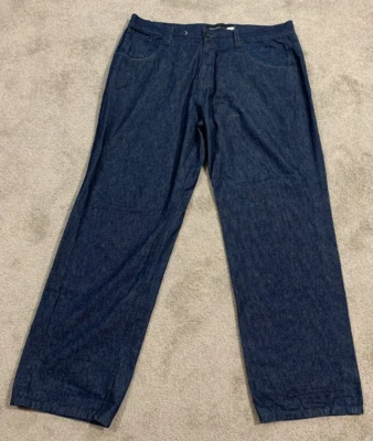Rocawear Men's jeans Baggy Wide Leg 90s Y2k Embroidered logo  Blue size 44x33 - Image 1 of 4