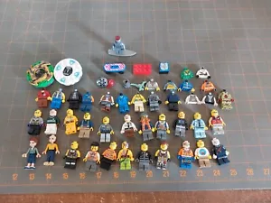 LEGO Minifigures Lot Variety City Workers Mixed Mismatched Ninjago - Picture 1 of 9