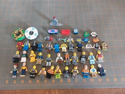LEGO Minifigures Lot Variety City Workers Mixed Mismatched Ninjago - Image 1 of 4