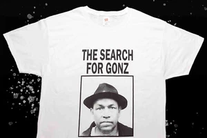 SEARCH FOR GONZ MARK GONZALES Skateboard Animal Chin Parody Video Days NOS Shirt - Picture 1 of 10