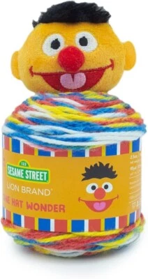 Lion Brand Sesame Street One Hat Wonder Yarn-Ernie  - 3 Pack - Image 1 of 3