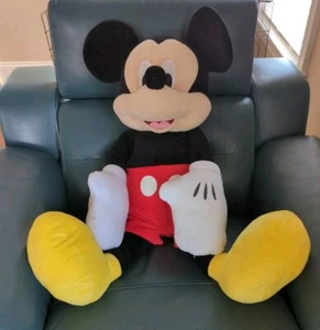 3 Fuß Disney SAUBERE Mickey Mouse Jumbo Stofftier Plüschtier 36 Zoll - Bild 1 von 8