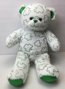 Build a Bear 17" Clover Shamrock Plush Stuffed Bear Green Lucky St Patricks Day - Picture 1 of 8