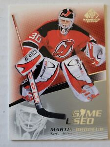 2003-04 UD SP Game Used Card # 27 Martin Brodeur New Jersey Devils