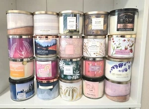 You Choose: Bath & Body Works 3-Wick Candle Scented Candles Home Fragrance Soy - Picture 1 of 31
