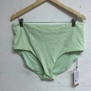 Calia Women's Swim Bikini High Rise Rib Tummy Control Bottom Pistachio Green New - Picture 1 of 11