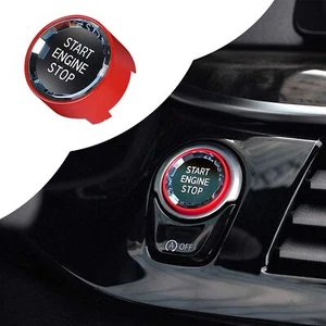Crystal ENGINE START STOP Ignition Push Button Cover For BMW F/G Chassis F10 F30 - Picture 1 of 17