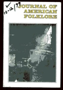 JOURNAL AMERICAN FOLKLORE Oct 1977 folk Museums Proverbs Dickinson Bible  - Picture 1 of 3