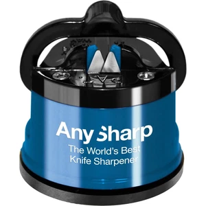 AnySharp Blue World's Best Knife Sharpener Brand New 100% Genuine UK Stock - Picture 1 of 3