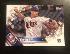 Jose Berrios 2016 Topps Holiday Rookie Card #HMW2 Minnesota Twins RC