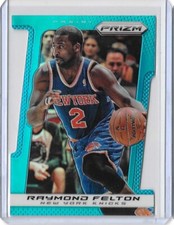2013-14 Panini Prizm Basketball Raymond Felton Die-Cut Blue Prizm Knicks /199