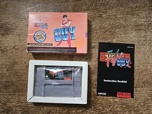 SNES SUPER NINTENDO - FINAL FIGHT GUY BLOCKERBUSTER EXCLUSIVO #BUP EE. UU. NTSC CIB - Imagen 1 de 19
