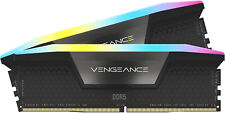 CORSAIR - VENGEANCE RGB 32GB (2PK 16GB) 6000MHz DDR5 C36 Desktop Memory - Black