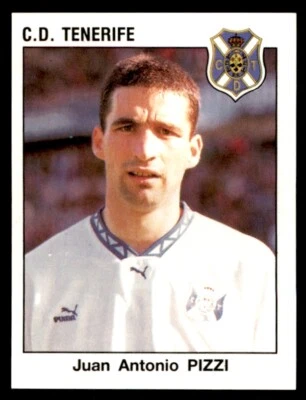 Panini Fútbol 93/94 Estrellas Juan Antonio Pizzi C.D. Tenerife No. 308 - Image 1 of 2