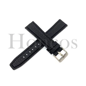 20 22 MM Black Genuine Leather Watch Band Strap Quick Release Fits For Citizen - Photo 1/4