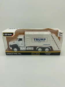 Max Metal Donald Trump MAGA Take Out The Garbage Truck 2024 escala 1:50 nuevo en caja - Imagen 1 de 6