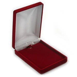 Luxury Burgundy Red Velour Brooch/ Pendant/ Earring/ Hair Accessories Jewellery - Picture 1 of 6