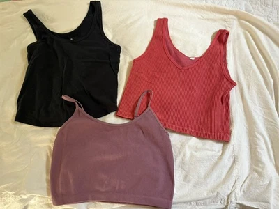 Crop Tops Tanks Womens Size Medium Lot of 3 Party Summer Festival - Image 1 of 4