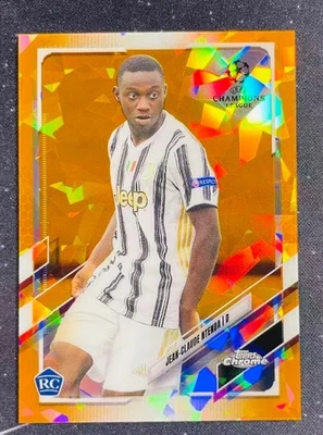 Jean-Claude Ntenda 2020-21 Topps Chrome UEFA Sapphire Edition Orange 11/50 #90 - Image 1 of 2