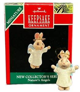 Punze Miniatur Ornament Natur Engel Hase Kaninchen 1990 1. in Serie #1 - Bild 1 von 11