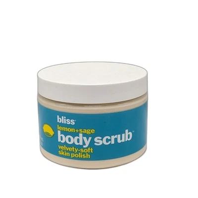 SEALED Bliss Lemon Sage Body Scrub Refreshing Citrus Herbal Exfoliant Jumbo 12oz - Image 1 of 4
