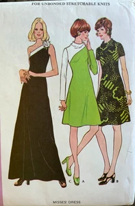 NEW Vintage 1970s Misses McCALL’S SEWING PATTERN 3790 Dress Sz 12 Bust 34 UnCut - Picture 1 of 5