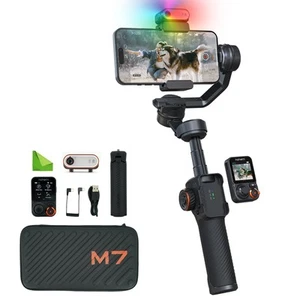 iSteady M7 Gimbal Stabilisator für iPhone, 3-Achsen Gimbal für Smartphone mit KI-Tra... - Bild 1 von 9