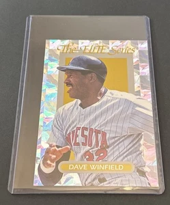 1993 Donruss Elite Supers Jumbo Dave Winfield Twins /5000 - Picture 1 of 2