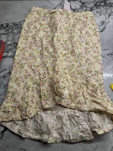 Mary Kate And Ashley Girls Vintage Skirt Size 5 Floral Eyelet 90s Y2K - Picture 1 of 3