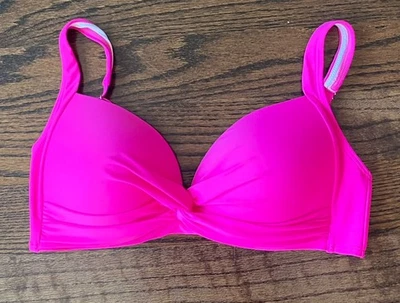 Venus Pink ST Lucia Twist  Swimsuit Bikini  Top Size  34 DDD NWOT - Image 1 of 4
