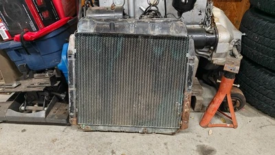 1953-1954 Plymouth Radiator Vintage original MOPAR brass / copper - Image 1 of 4