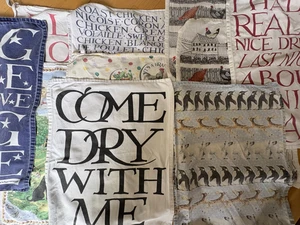 9 x gebrauchte Emma Bridgewater Geschirrtücher Konvolut verschiedene Designs Bastelprojekt - Bild 1 von 10